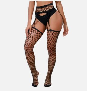 White Thigh High Stockings Tights Suspender Pantyhose Hosiery